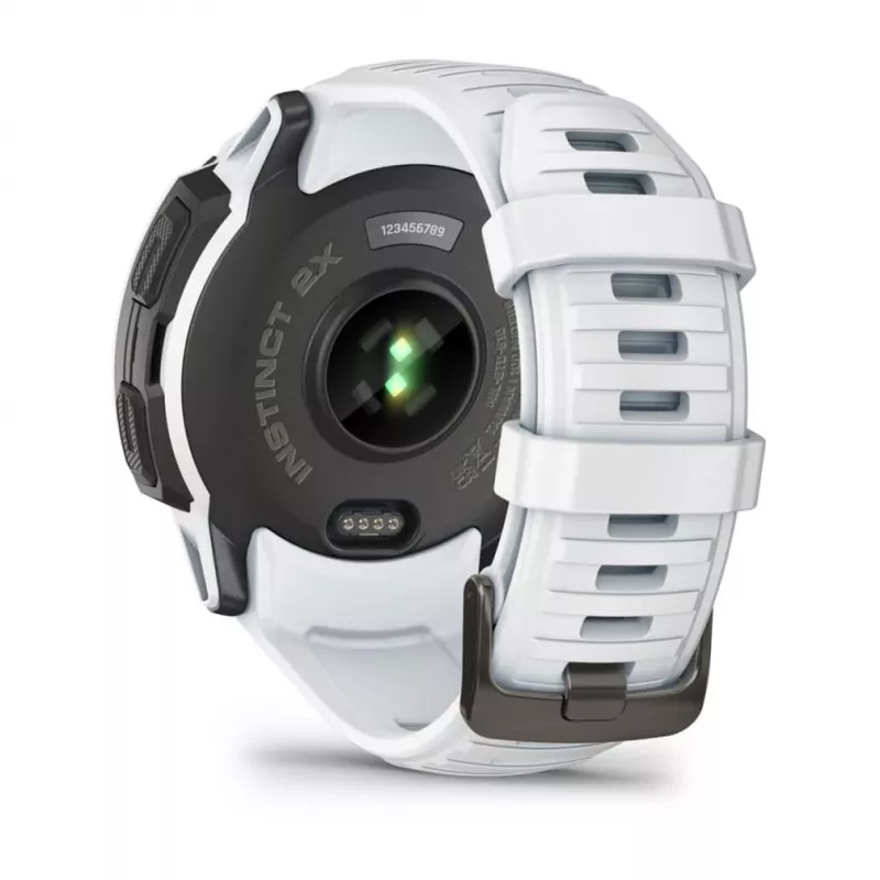 Garmin Instinct 2X Solar 2,79 cm (1,1) MIP 50 mm digitálny 176 x 176 pixelov dotyková obrazovka biela GPS (satelit)