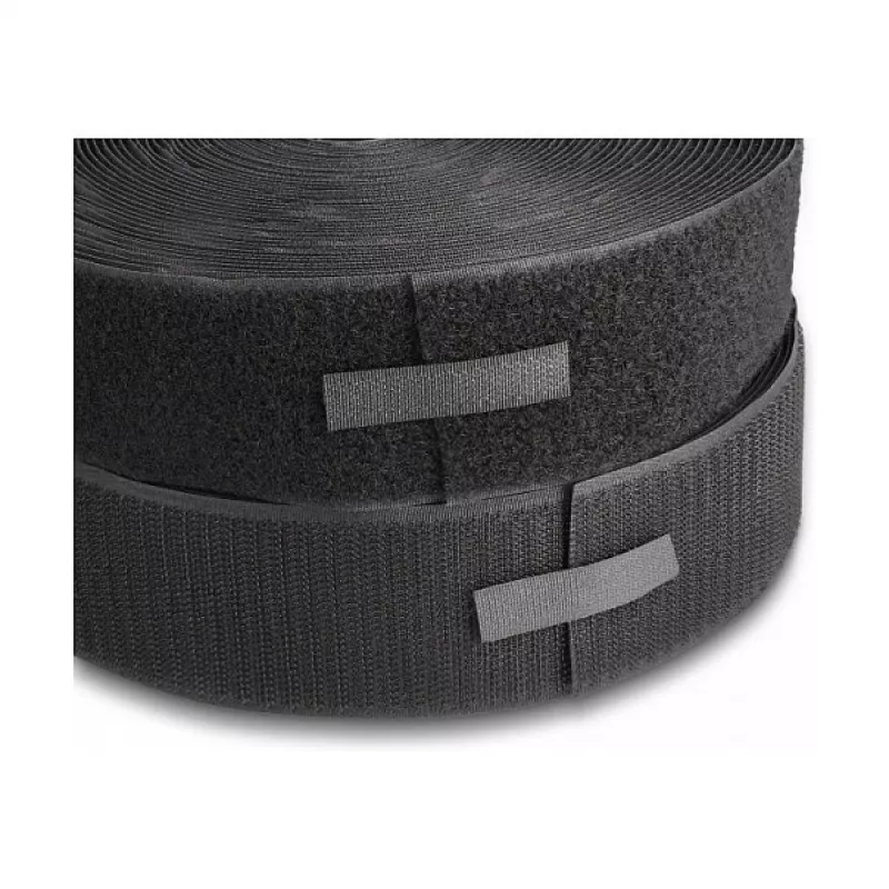 DeLOCK suchý zips heavy-duty 15 m x 50 mm čierny
