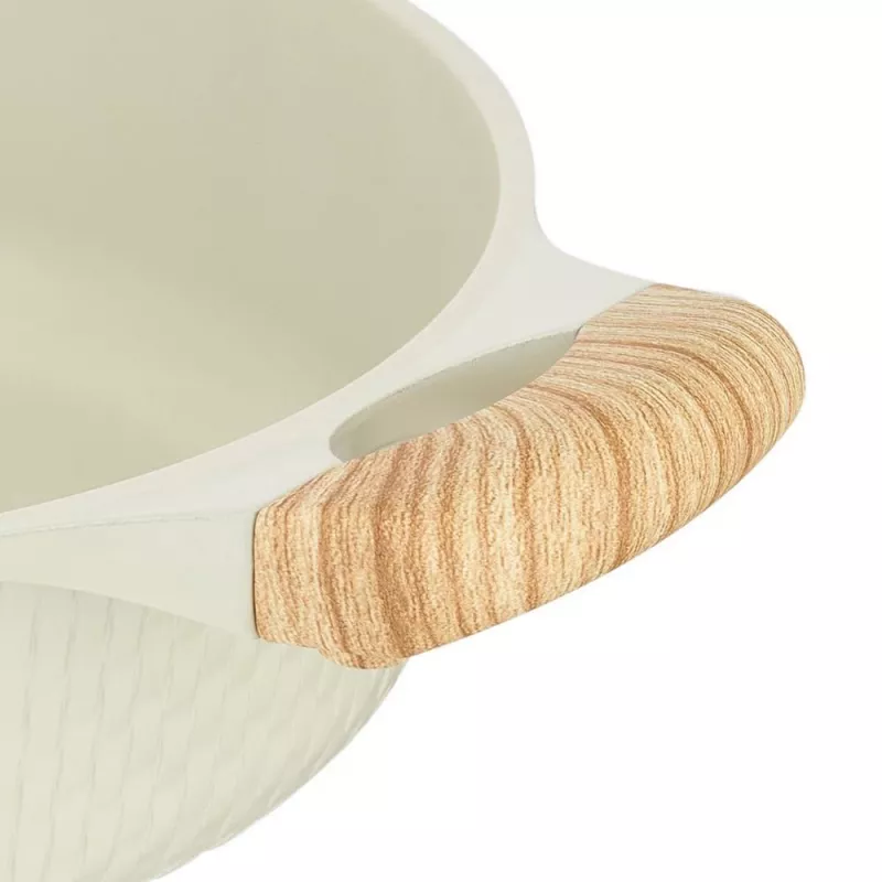 Plochý hrniec D28cm 4,1L/beige