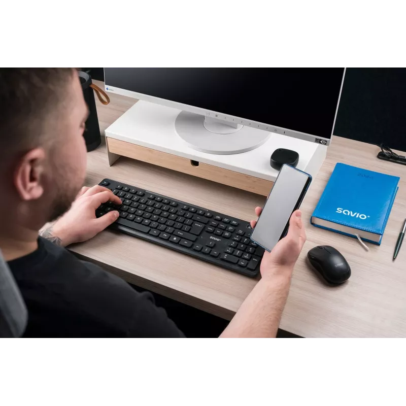 Savio KB-02 klávesnica Home/Office USB QWERTY čierna