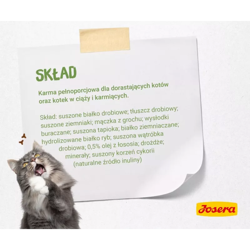 Suché krmivo pre mačky Josera Kitten hydina 2 kg