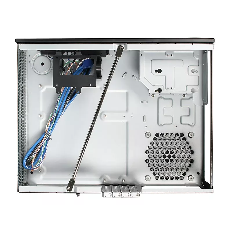 SilverStone MILO ML03 - Desktop - Micro-ATX - bez napájacieho zdroja (ATX / PS/2) - čierna - USB/Audio (SST-ML03B-R)