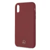 Mercedes-Benz tvrdý kryt silikónový pre Apple iPhone XR červený MEHCI61SILRE
