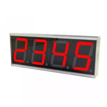 ALLNET ALL-POE-CNT-1 digitálne nástenné hodiny obdĺžnikové sivé nástenné hodiny (ALL-PoE-CNT-1)