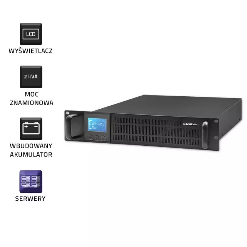 UPS QOLTEC 53946 Line-Interactive 2 kVA záložný zdroj