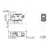 METZ CONNECT BTR C6Amodul K 180° - modulárna pripojovacia jednotka - RJ-45 (130B21-E)