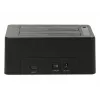 DeLOCK - dokovacia stanica pre HDD pozície: 2 - SATA 6Gb/s - 6 Gbit/s - USB 3,1 (Gen 2) - čierna (63957)