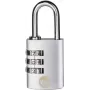 YALE Y151B/30/125/1 visiaci zámok 30 mm strieborný kombinačný zámok