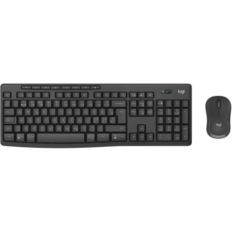 Logitech MK370 Combo for Business klávesnica myš súčasťou Office RF Wireless + Bluetooth QWERTY Nordic grafitová