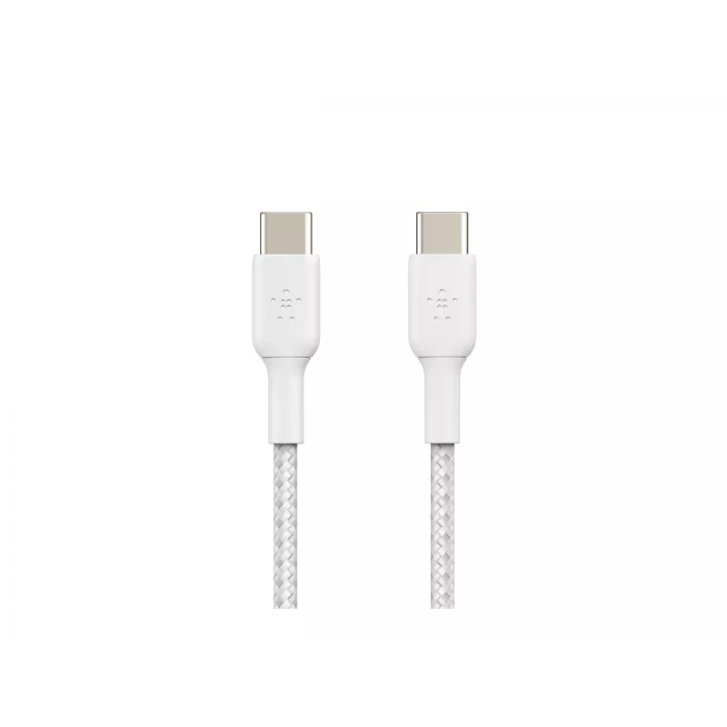 Belkin BOOST CHARGE - USB kábel - 24-pin USB-C (M) na 24-pin USB-C (M) - USB 2.0 - 2 m - biely