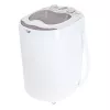 Práčka s horným plnením Adler AD 8055, prenosná, objem 3 kg, krémová, otočný regulátor, 150 W