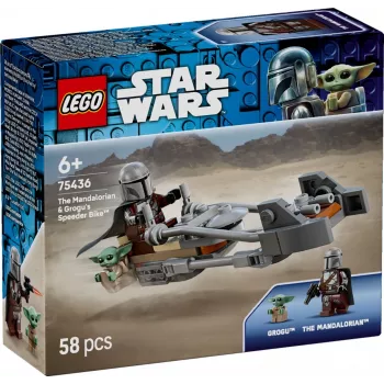 LEGO STAR WARS 75436 Mandalorián a Grogova speederová motorka
