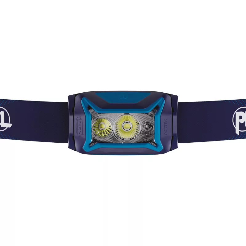 Čelová lampa Petzl Actik Core modrá LED 100 lm USB nabíjateľná