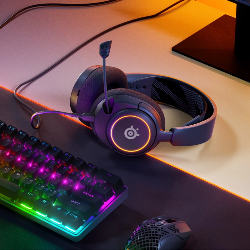 Steelseries Arctis Nova 3 headset káblový čelenka herný USB Type-C čierny
