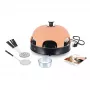 Automat na pečenie pizze Emerio PO-115984 6 pízz 1200 W čierna oranžová