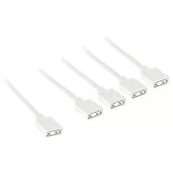 ARGB-Splitterkabel Kolink PGW-AC-KOL-157 30 cm biela pre 3-Pin-5V-ARGB konektory