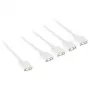 ARGB-Splitterkabel Kolink PGW-AC-KOL-157 30 cm biela pre 3-Pin-5V-ARGB konektory