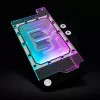 Water block EK Water Blocks akryl meď čierna nikel transparentná