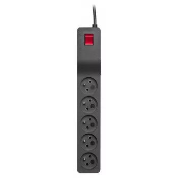 Predlžovací kábel Lestar 3 m interiér čierny s vypínačom a kontrolkou, 230 V AC, 10 A