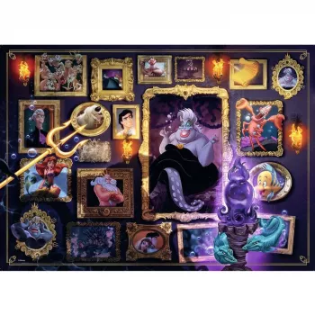 Ravensburger puzzle Villainous Ursula 1000 dielikov, 1000-dielikové Ravensburger puzzle