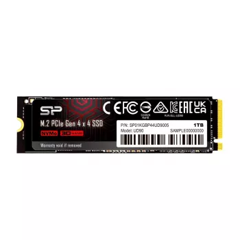 Silicon Power UD90 1TB M.2 NVMe SSD PCIe 4.0, čítanie 4800 MB/s, zápis 4200 MB/s, 3D NAND, NVMe 1.4