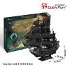 3D PUZZLE veľká sada pirátske lode Queen Revenge