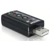 DeLOCK USB zvukový adaptér 7.1 - zvuková karta - stereo - USB (61645)