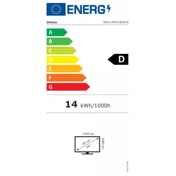 Dahua Technology LM24-B201A počítačový monitor 60,5 cm (23,8 palca) 1920 x 1080 pixelov Full HD LED čierna