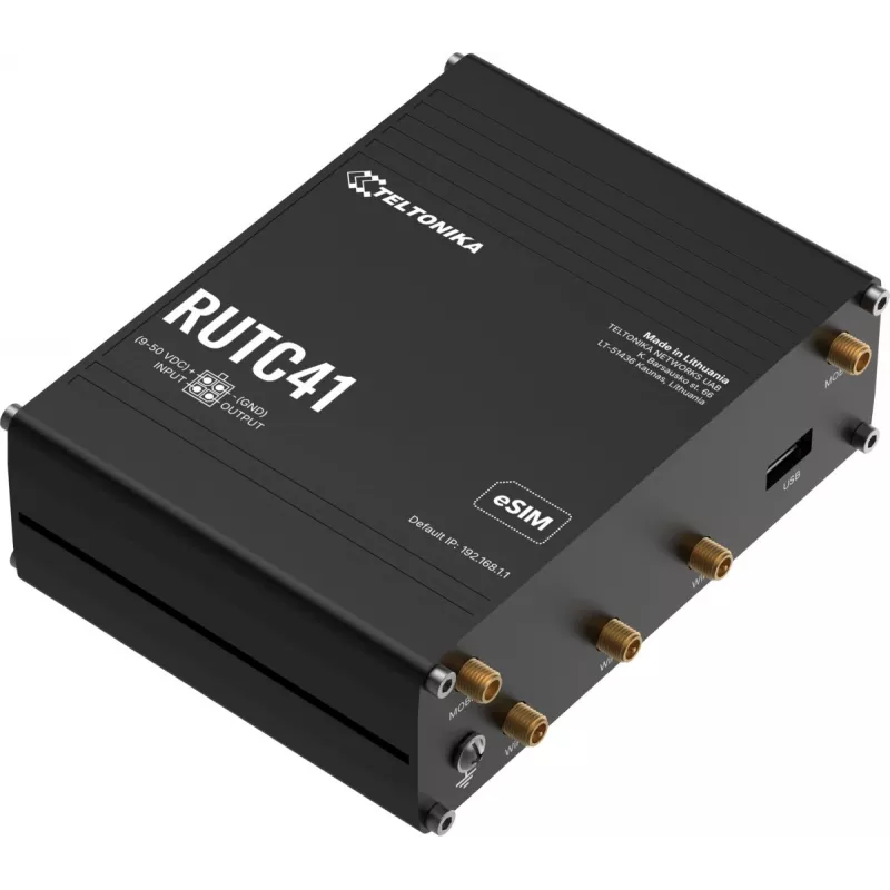 Router TELTONIKA RUTC41 4G LTE EDGE, priemyselný mobilný router RUTC41000000