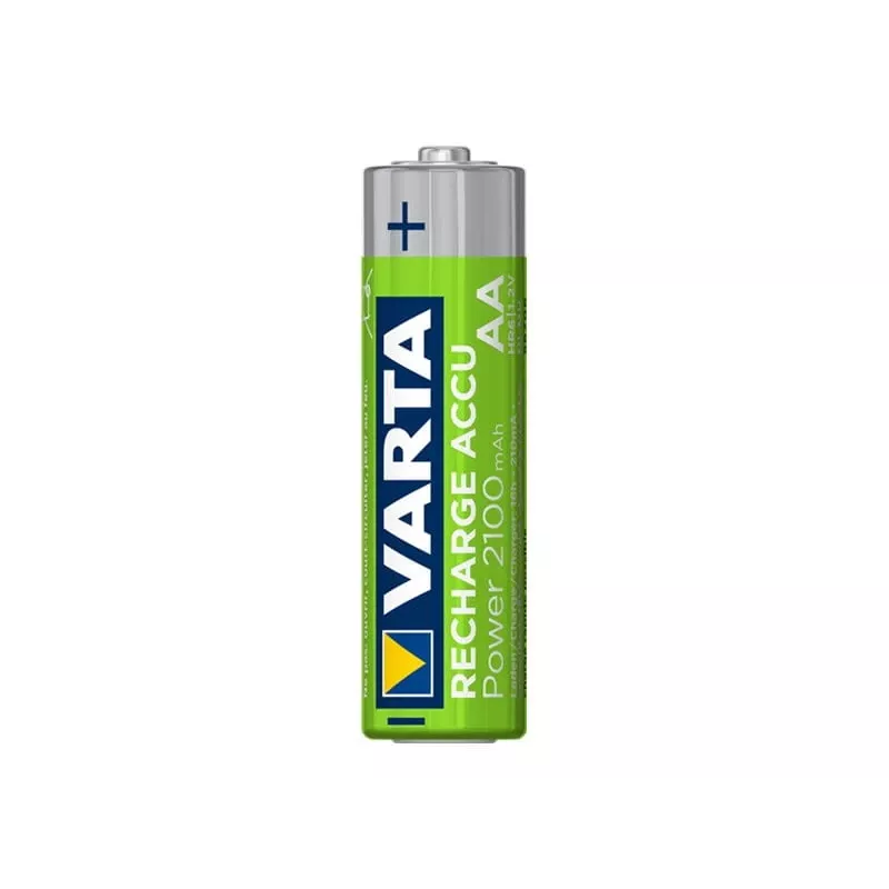 VARTA HR6 AA Recharge Accu Power 2100 mAh 56706 akumulátory 4 ks zelená, žltá