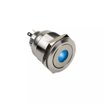 DimasTech vandalizmu odolný vypínač/tlačidlo 25 mm Silverline Dot RGB PD212