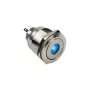 DimasTech vandalizmu odolný vypínač/tlačidlo 25 mm Silverline Dot RGB PD212