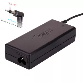 Akyga AK-ND-53 napájací zdroj pre notebook 19,5 V / 4,62 A, 90 W, 4,5 x 3,0 mm konektor s kolíkom, pre Dell