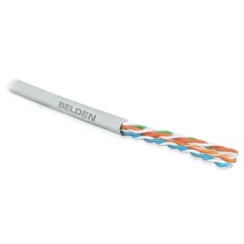Kábel Tele-Informatik, inštalačný kábel, U/UTP Kat.5e 4x2xAWG24/1, meď, PVC, 305m, sivý