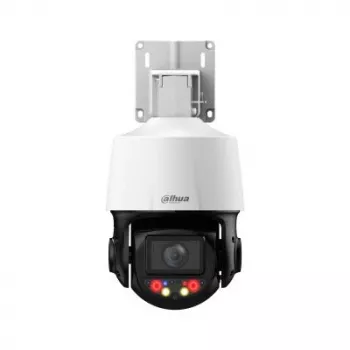 Turret IP bezpečnostná kamera DAHUA SD3E410DB-GNY-A-PV1 – vonkajšia, stropná montáž, 4 MP (2560×1440), káblová, PoE, DC, biela