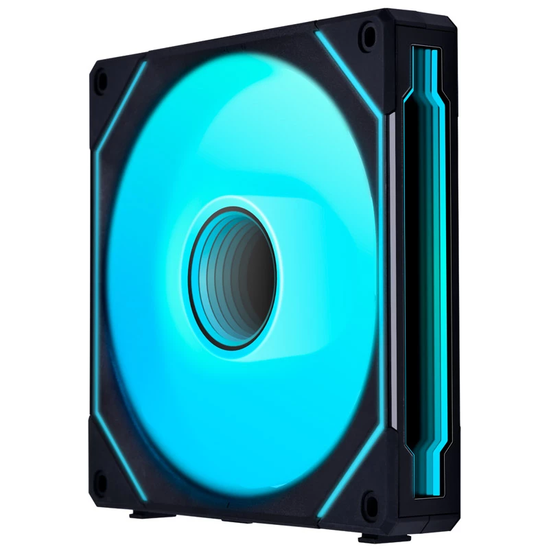 140mm Lian Li UNI FAN SL-INF Reverse Blade RGB skriňový ventilátor, model UF-RSLIN140-1B