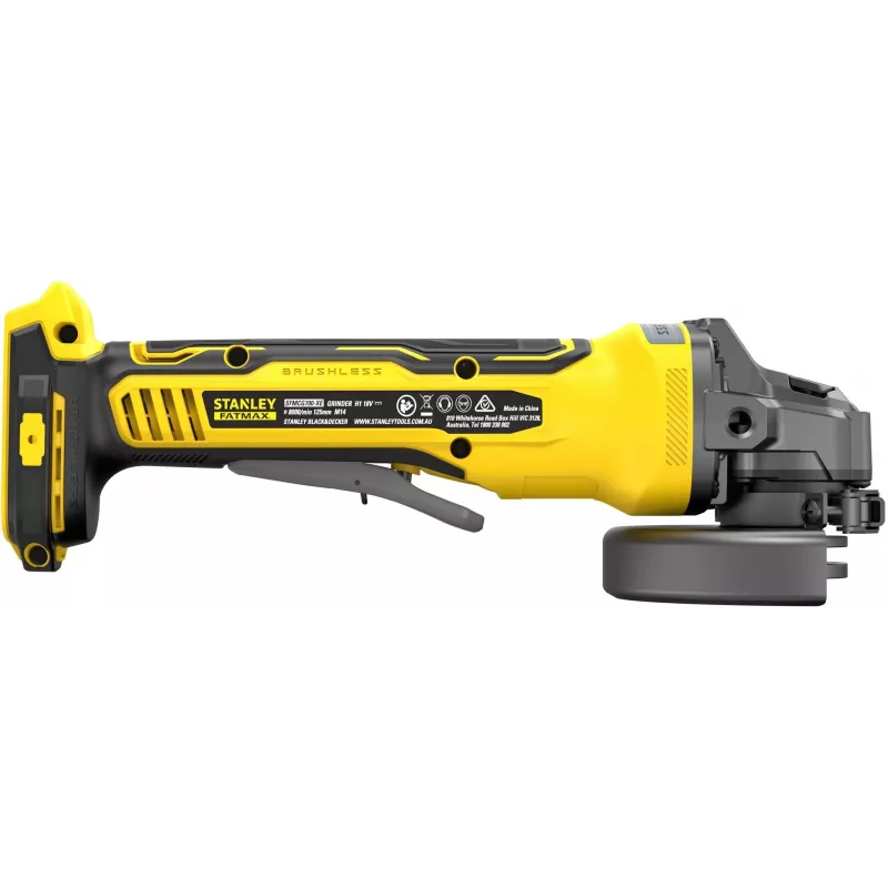 BLACK & DECKER | 18V V20 125mm uhlová brúska bezuhlíková | SFMCG700B-XJ | 18 V | technológia lítium-ión