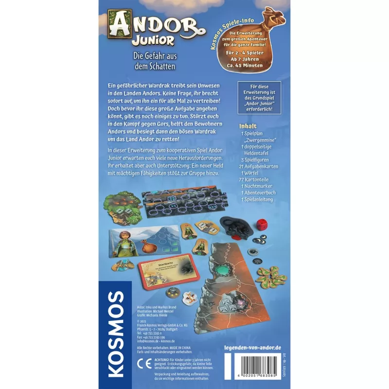 Kosmos Andor Junior rozšírenie kartovej hry