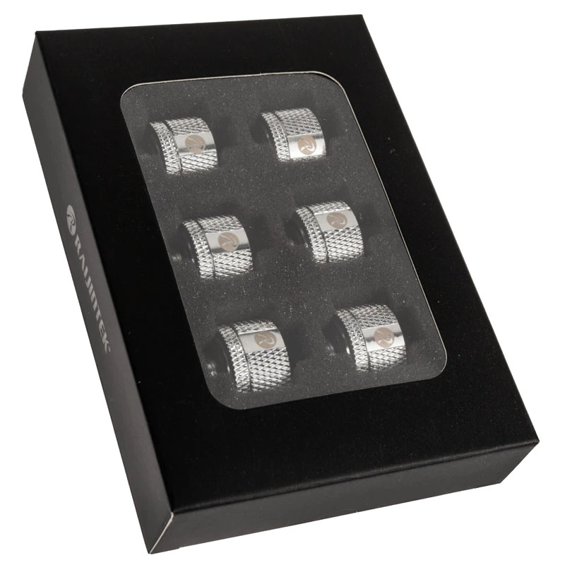 RAIJINTEK PELIAS SILVER D141806 — sada 6 strieborných lopatkov ventilátora/príslušenstvo
