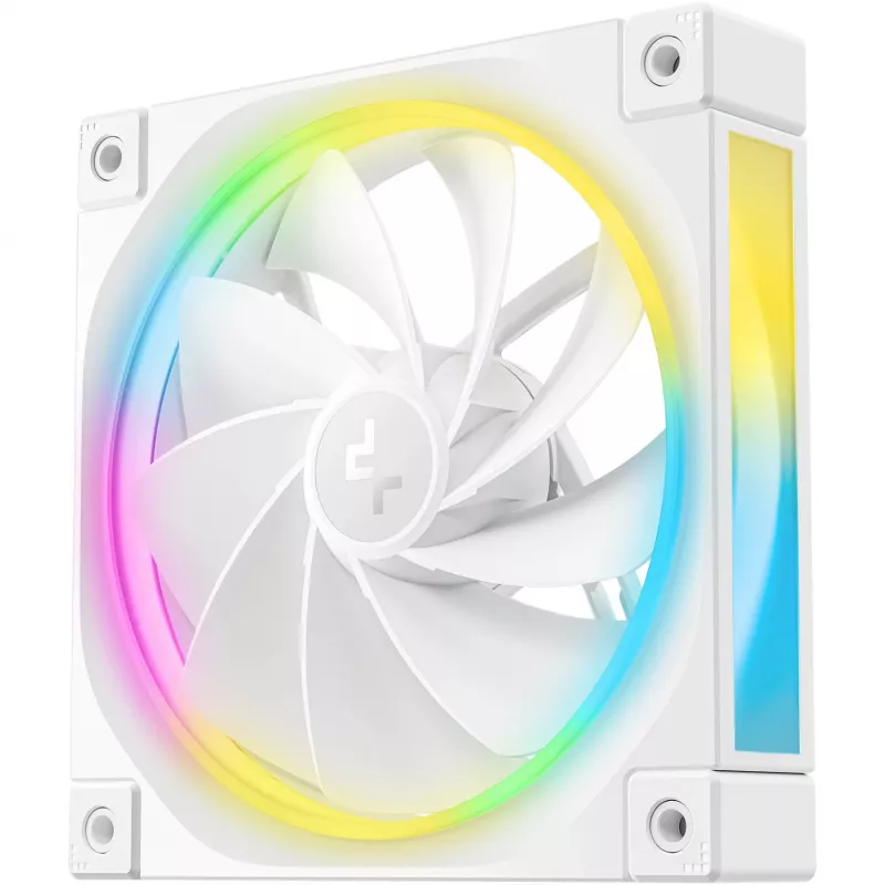 DeepCool FL12R Reverse 120 mm ventilátor do skrine, 500–2150 ot./min, 33,9 dB, biely