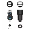 Roidmi 3S auto nabíjačka s FM vysielačom, Bluetooth, čierna