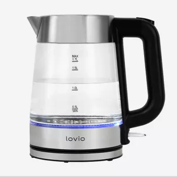 Elektrická kanvica Lovio 1,7L 2200W sklo