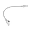 Sieťový kábel LANBERG PCU5-10CC-0025-S Cat5e U/UTP RJ-45 — 0,25 m, sivý
