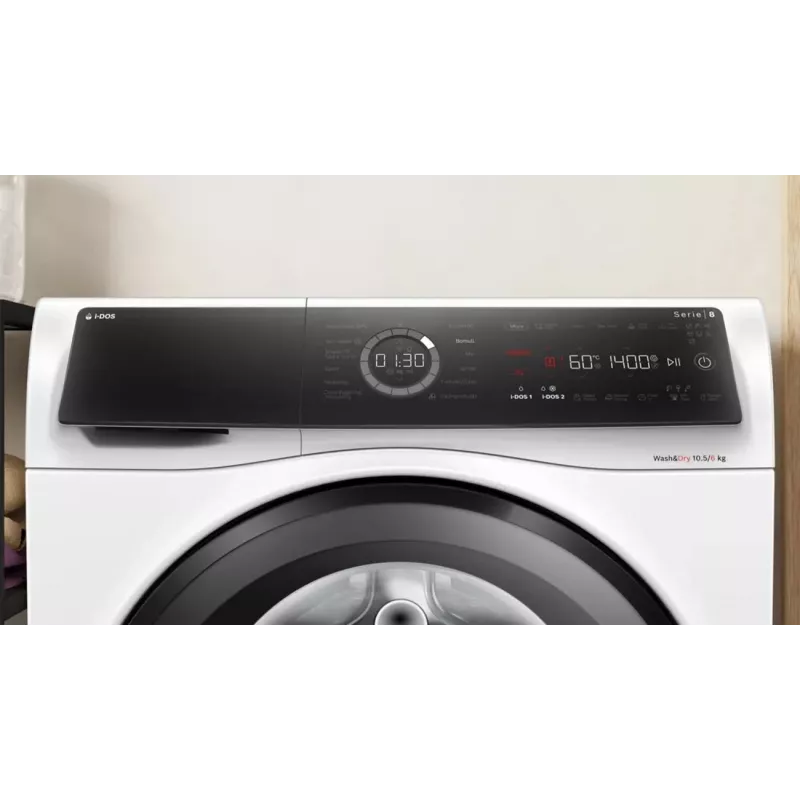Bosch WNC254A0SN práčka so sušičkou 10,5 kg / 6 kg 1400 ot/min