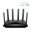 Cudy LT18 bezdrôtový router Gigabit Ethernet dual-band (2,4 GHz / 5 GHz) 4G čierny