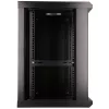 Nástenný rozvádzač Extralink Extralink Rackmount cabinet 12U 600x450 čierny