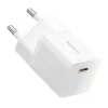 Baseus P10110909213-00 USB-C GaN5 mini 25W sieťová nabíjačka biela