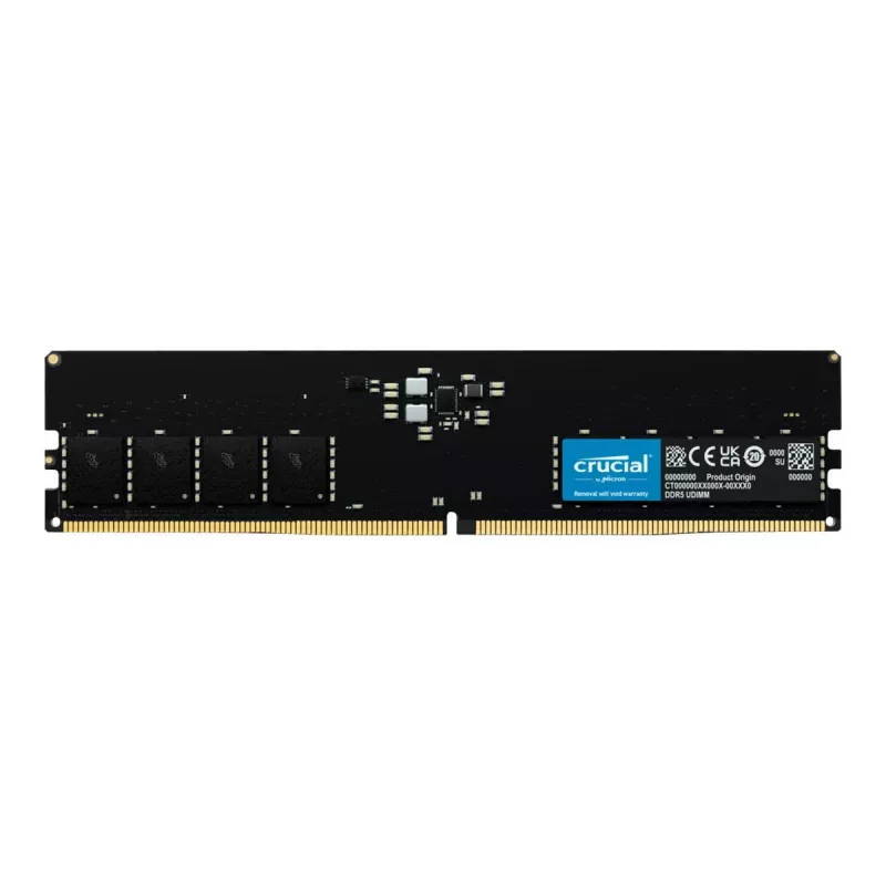 Crucial CT16G56C46U5 U-DIMM, 16GB, DDR5, 5600 Mhz, CL46, čierna