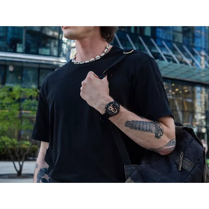 Smartwatch TRACER SM7 Shadow s Bluetooth a meračom tepovej frekvencie