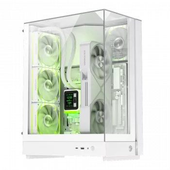 Gamemax skriňa | T20 WH | biela | M-ATX | napájací zdroj nie je súčasťou